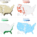Wildfires and hurricanes could make parts of U.S. uninsurable