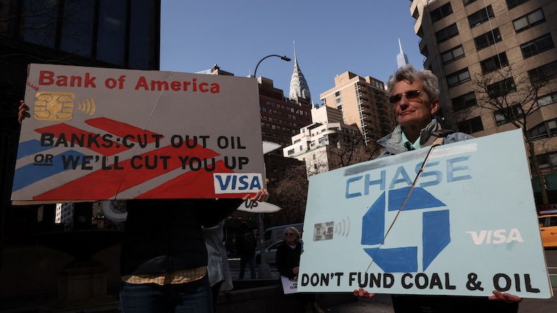 Wall Street’s faltering on climate action opens up opportunity for European banks