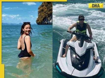 Alia Bhatt oozes oomph in black bikini, rides jet ski in stunning photos from Thailand; see viral pics