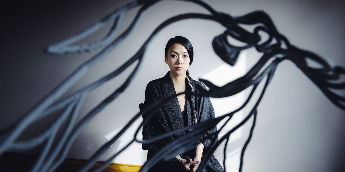 This artist collaborates with AI and robots