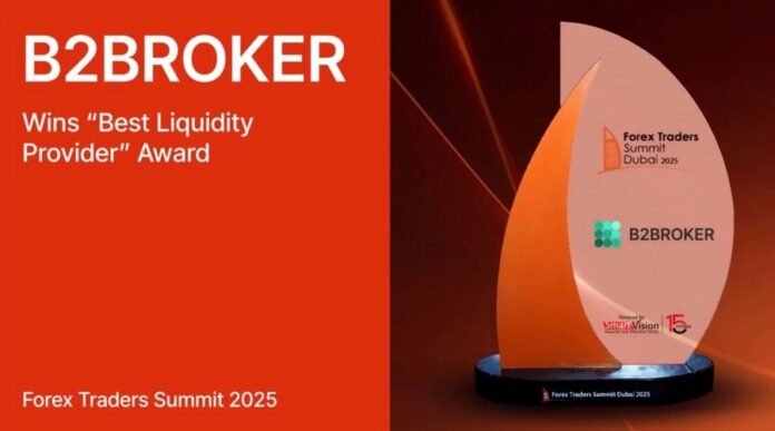 B2Broker Receives “Best Liquidity Provider” Award at Forex Traders Summit Dubai 2025