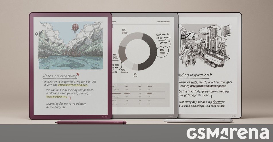 Amazon reveals new Kindle Scribe and Kindle Scribe Colorsoft