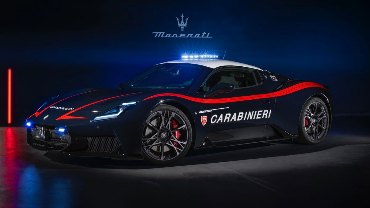 The Maserati MCPura Is Italy’s Latest Incredible Police Car