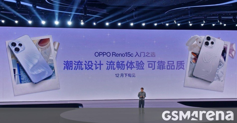 Oppo Reno15c officially teased on stage, here’s when it’s coming