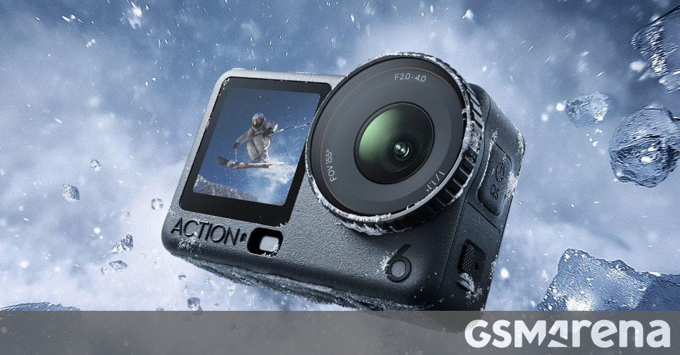 The DJI Osmo Action 6 is here with variable aperture and a 1/1.1″ type sensor