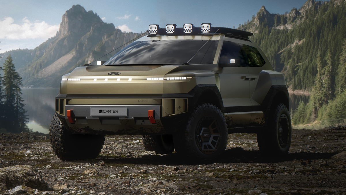 The Hyundai Crater Concept Is A Space-Age Off-Roader