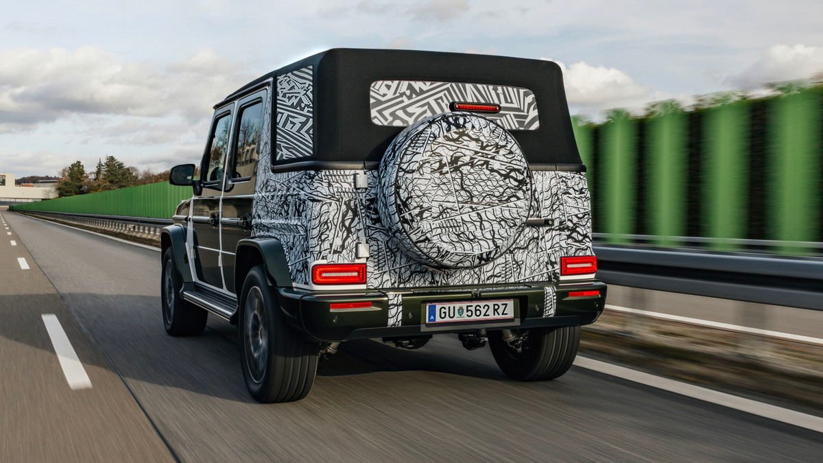 Mercedes G-Class Cabriolet Teased In Prototype Form