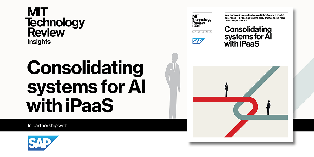 Consolidating systems for AI with iPaaS